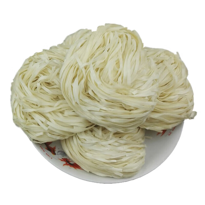 憨豆熊福建省福州閩清特產(chǎn)品切面掛面干扁面手工拌面.