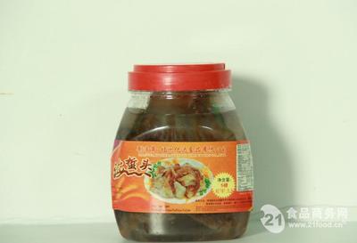 連得利瓶裝海蜇頭 福州特產(chǎn)腌制水產(chǎn)品的經(jīng)典代表
